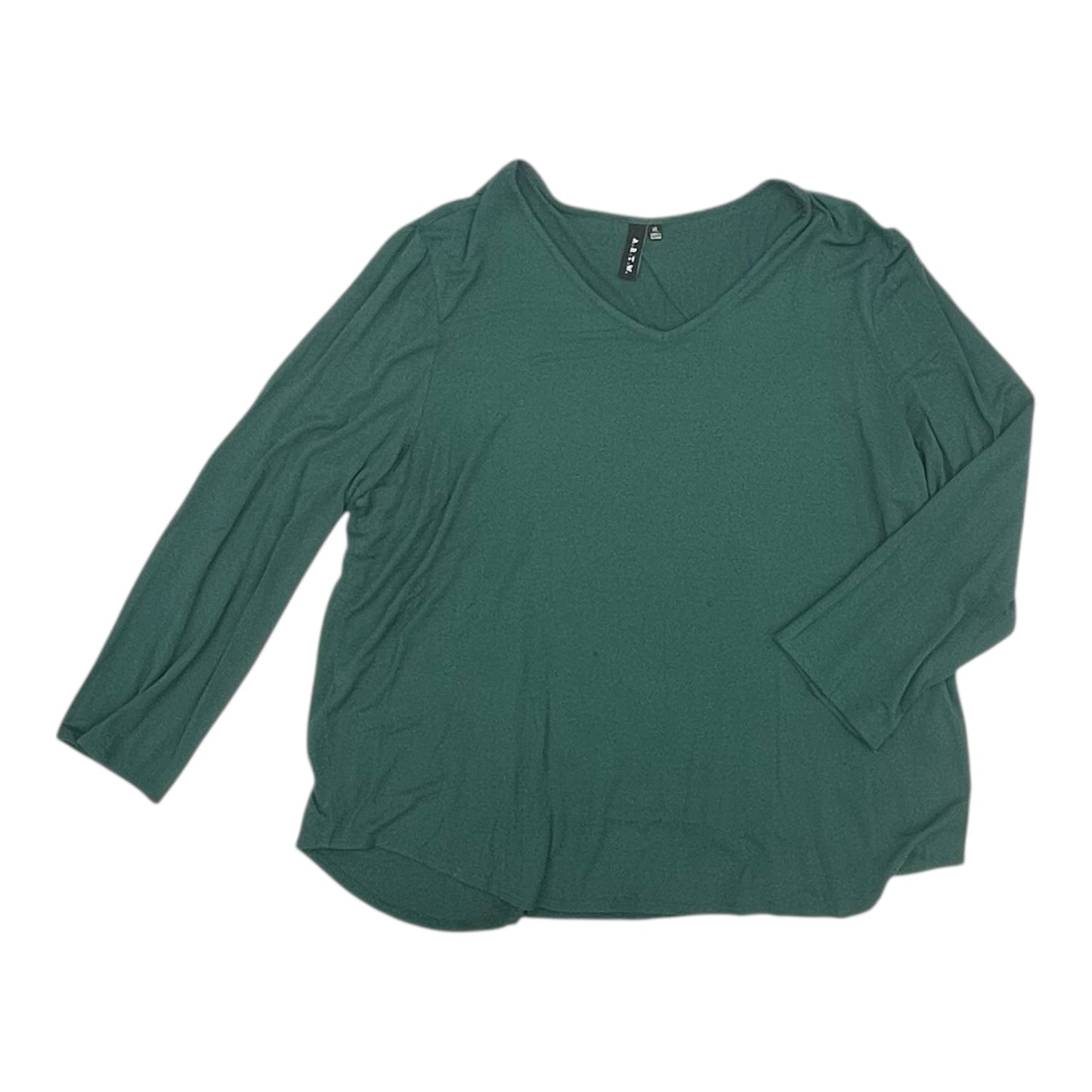 Top Ls By Clothes Mentor In Green, Size:Xl