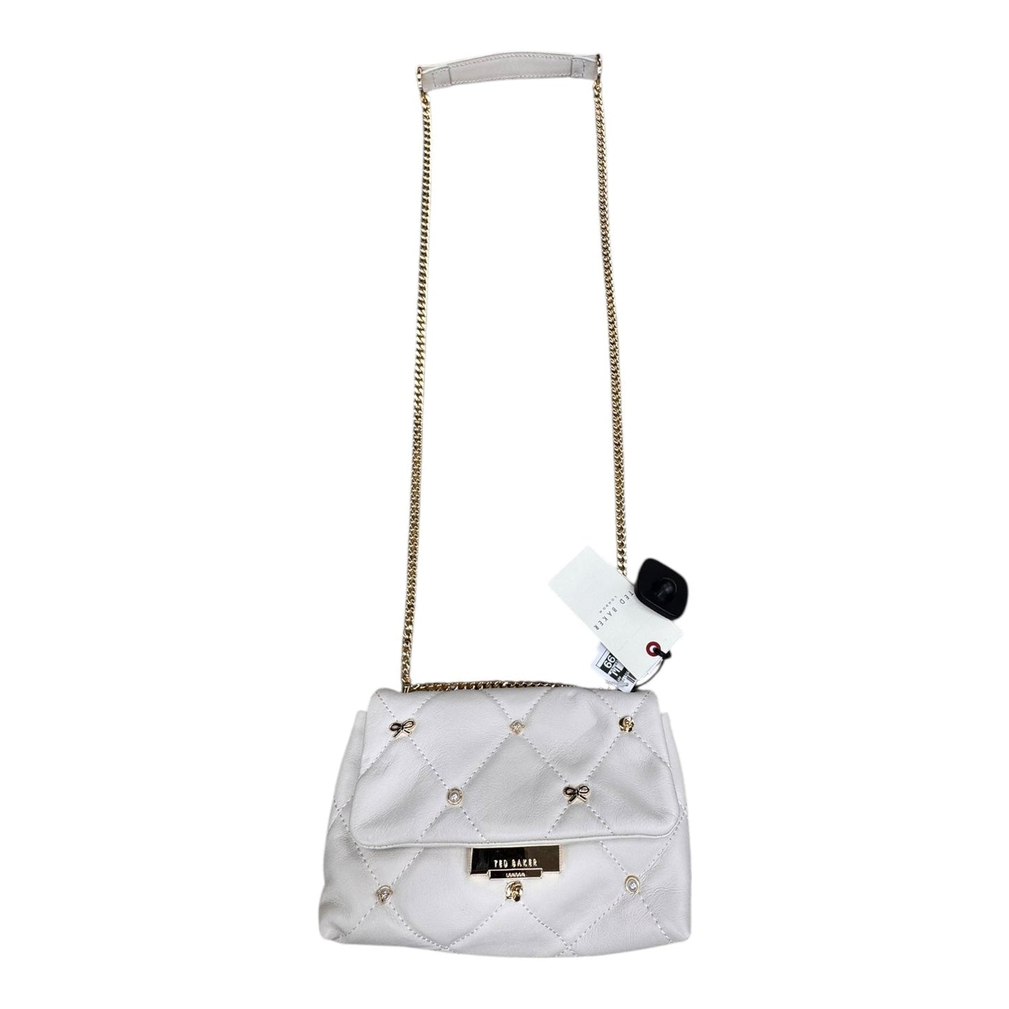 Handbag Designer By Ted Baker In Cream, Size:Small