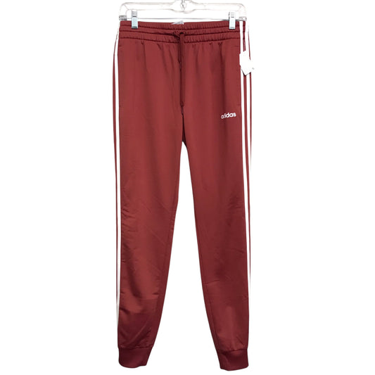 Athletic Pants By Adidas In Brick Red, Size:S
