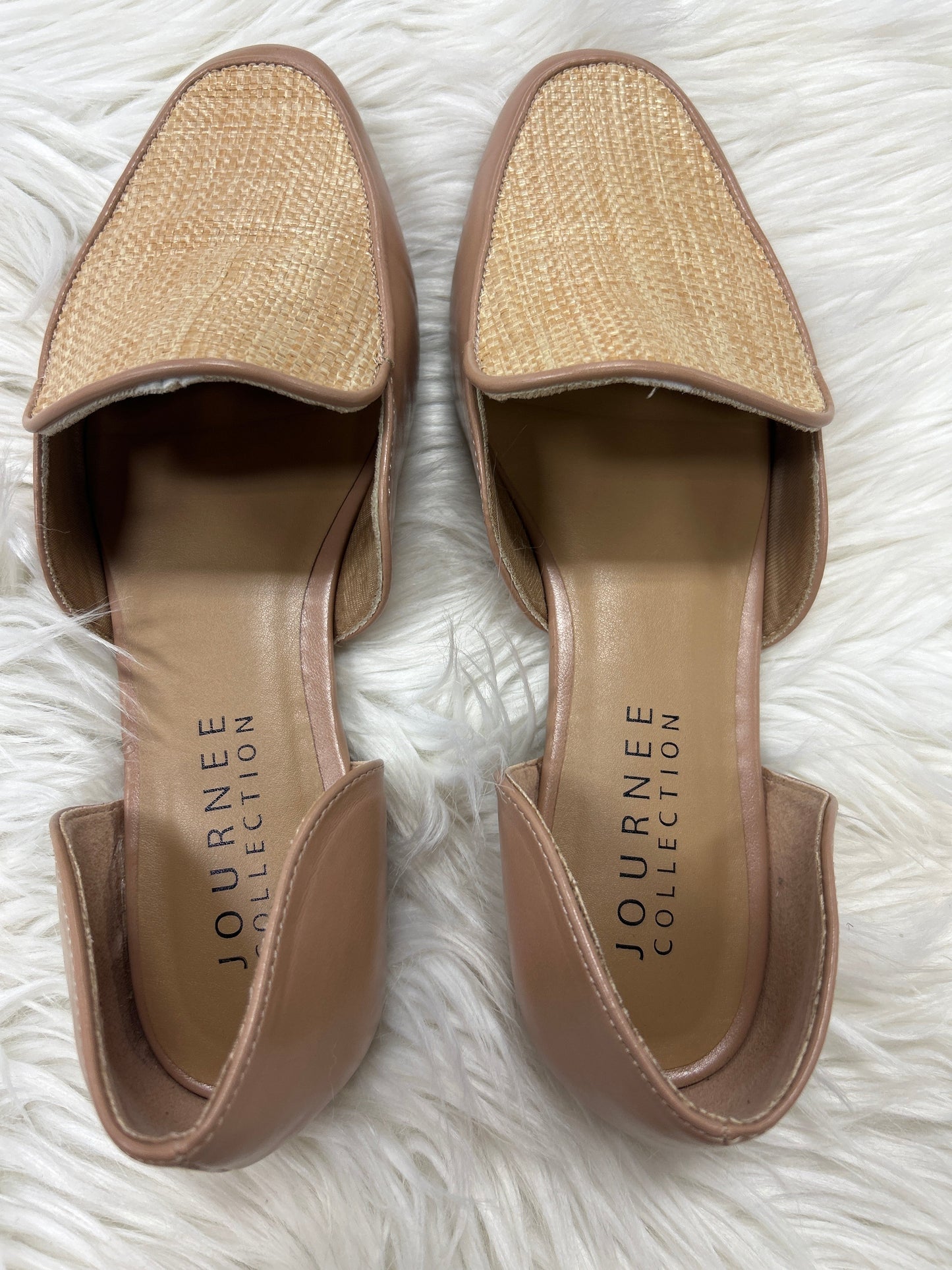 Shoes Flats By Journee In Tan, Size:8.5