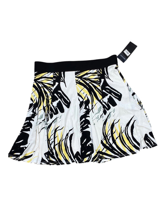Skirt Mini & Short By Karen Kane In Black & Yellow, Size:L