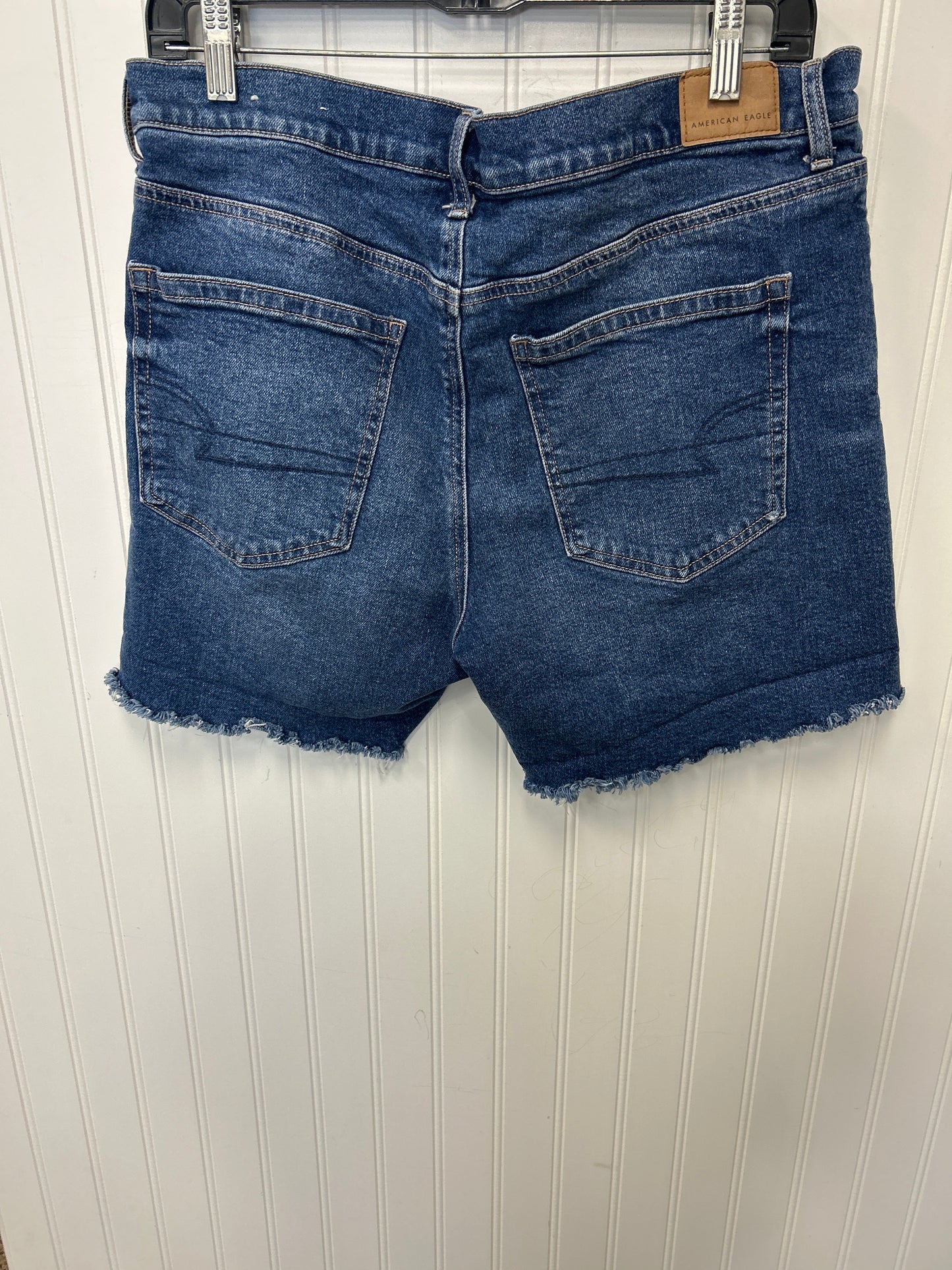 Shorts By American Eagle In Blue Denim, Size:8