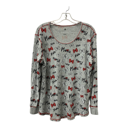Top Ls By Disney Store In Grey, Size:2X