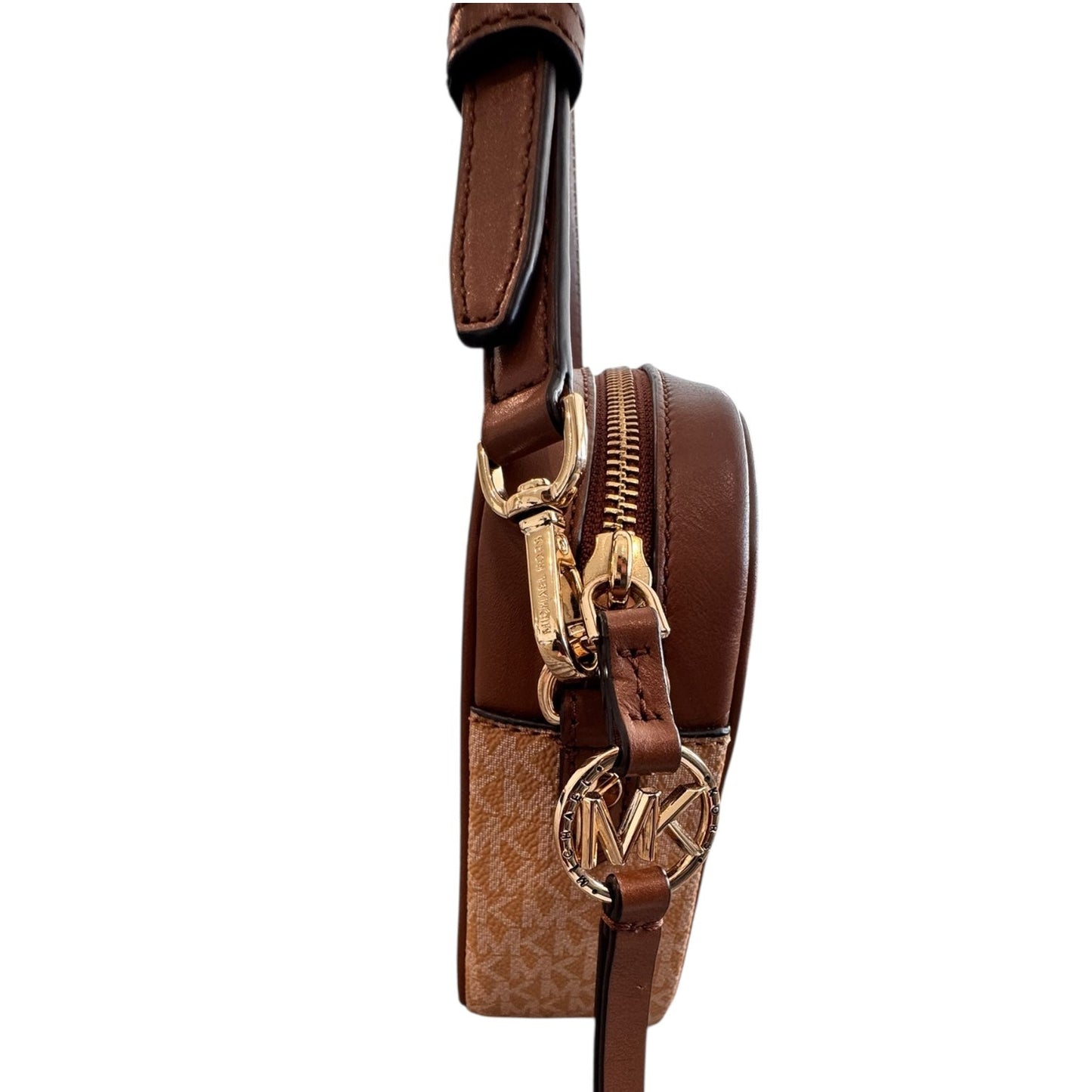 Handbag Designer By Michael Kors In Pink & Tan, Size:Small