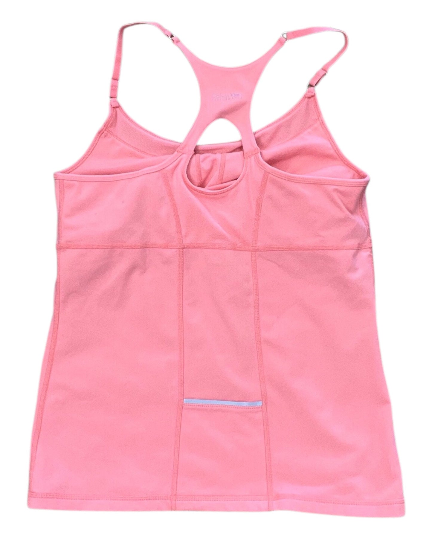 Athletic Tank Top By Calvin Klein In Orange, Size:L