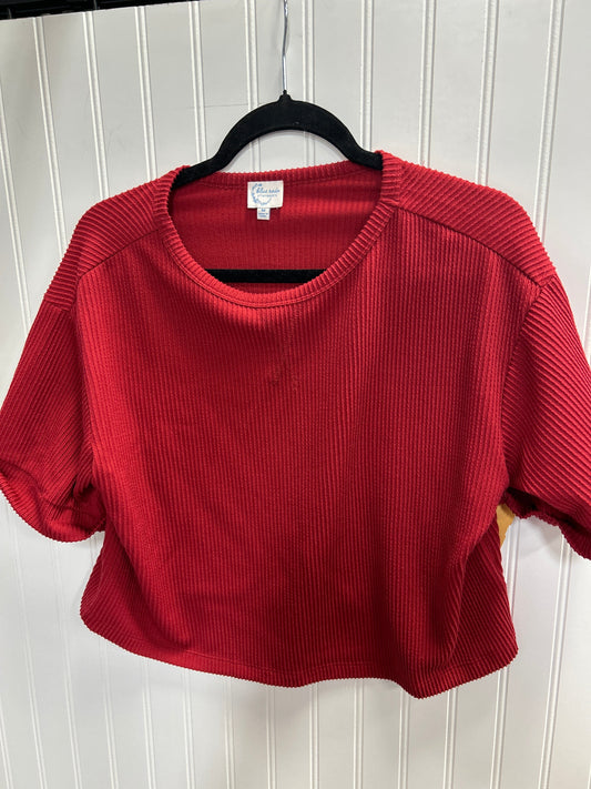 Top Ss By Blue Rain In Red, Size:M