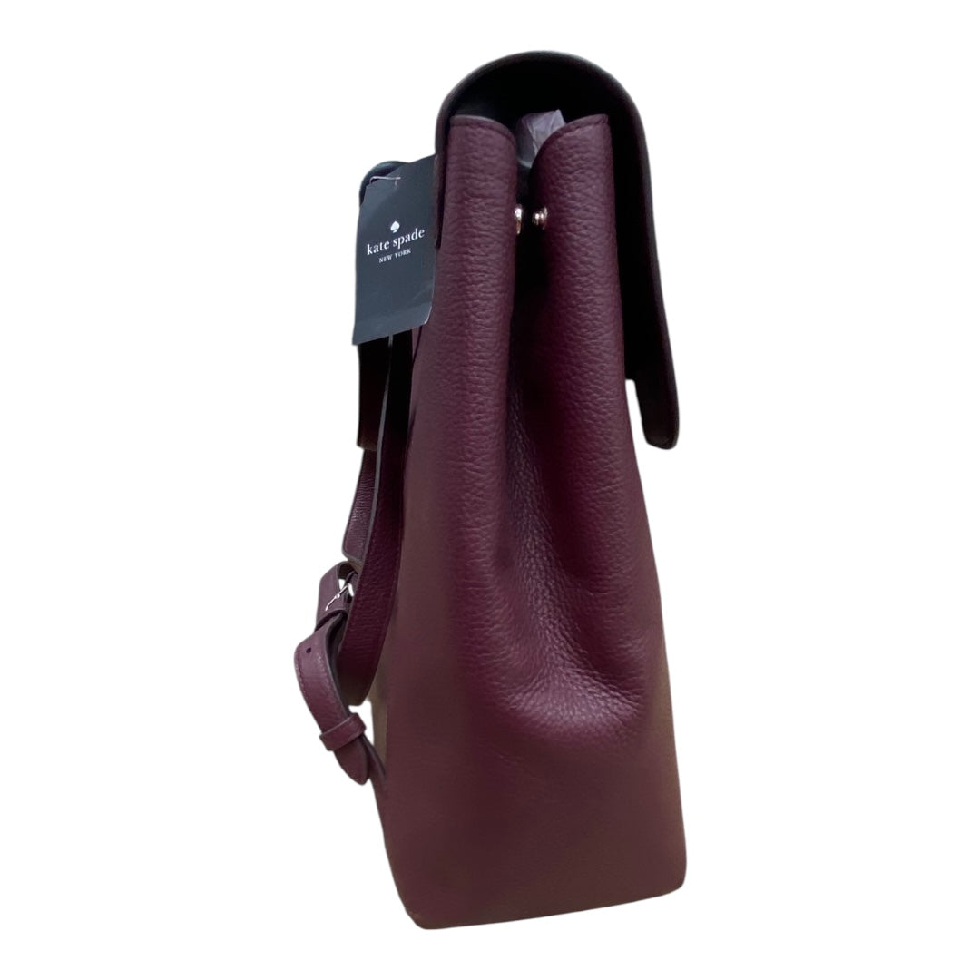 Backpack Designer By Kate Spade In Maroon, Size:Large