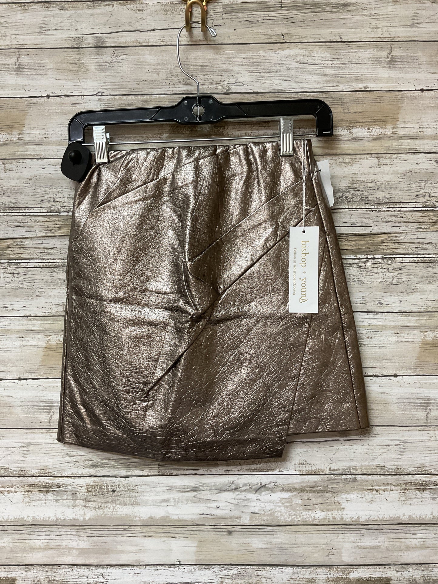 Skirt Mini & Short By Bishop + Young In Bronze, Size:Xs