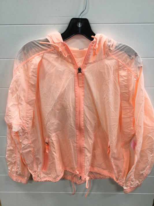 Athletic Jacket By Athleta In Orange, Size:M