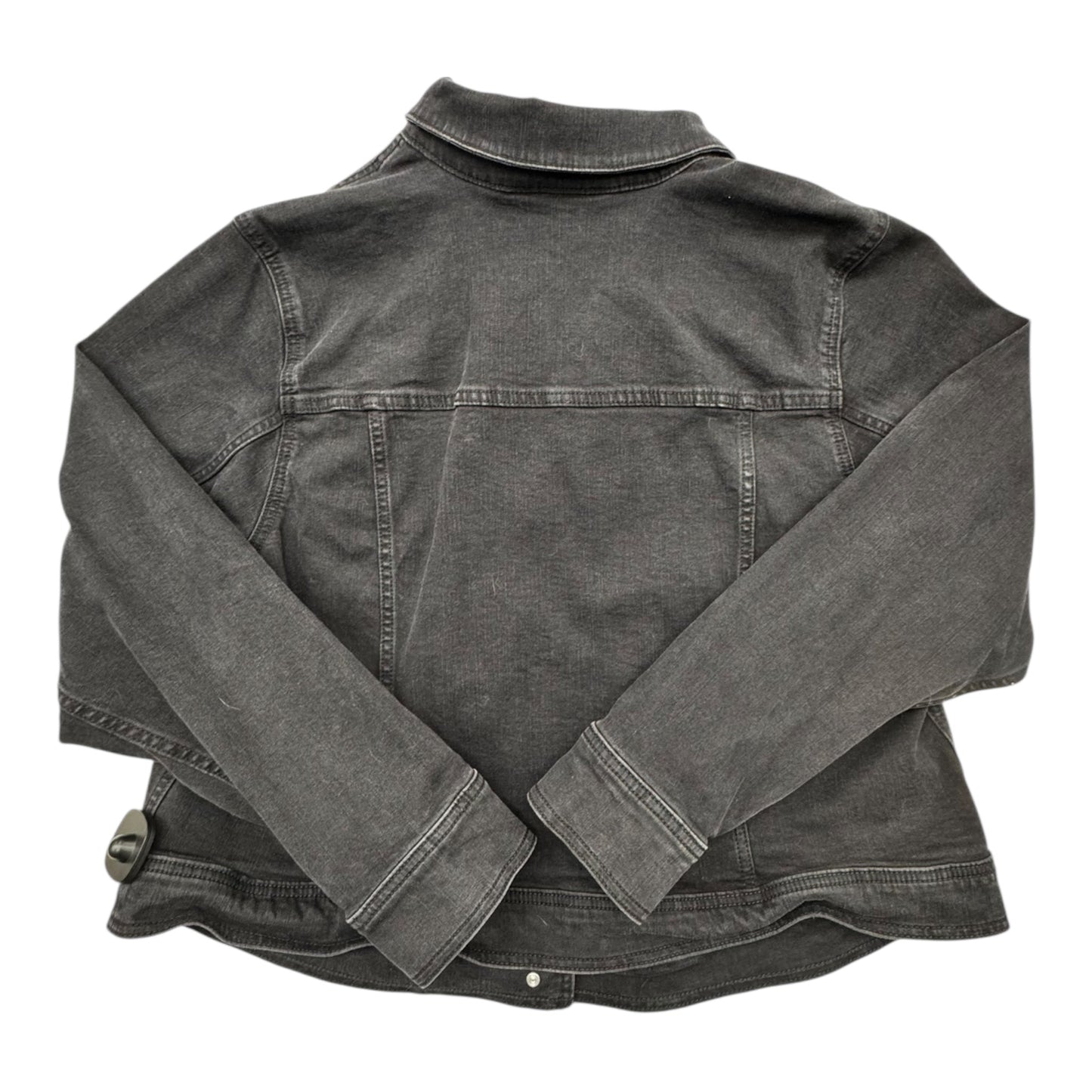 Jacket Denim By Lane Bryant In Grey Denim, Size:2X