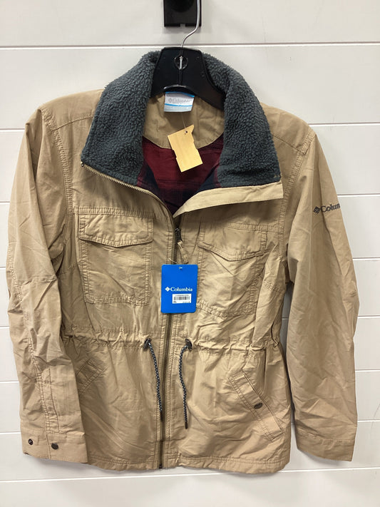 Athletic Jacket By Columbia In Tan, Size:S