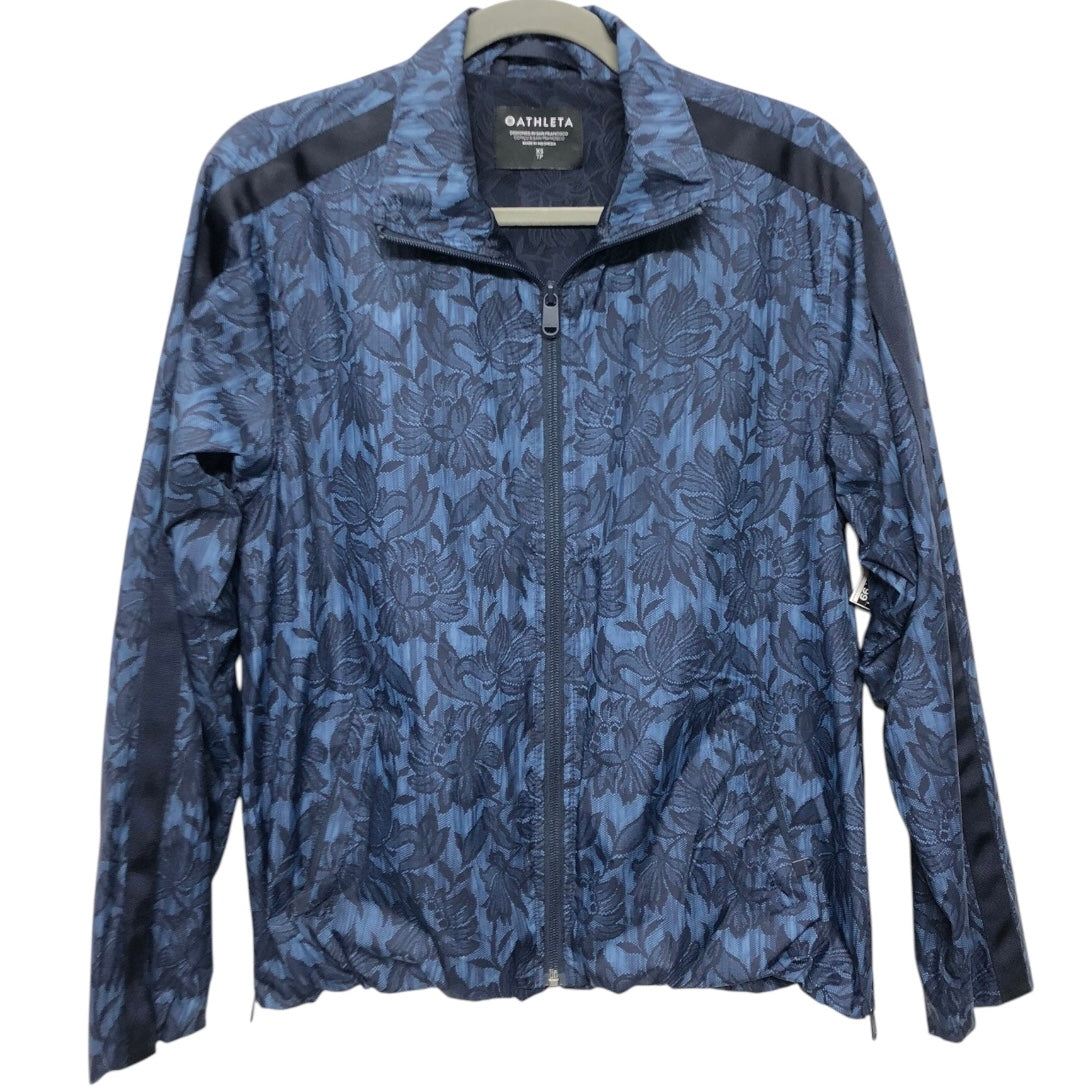 Athletic Jacket By Athleta In Blue, Size:Xs