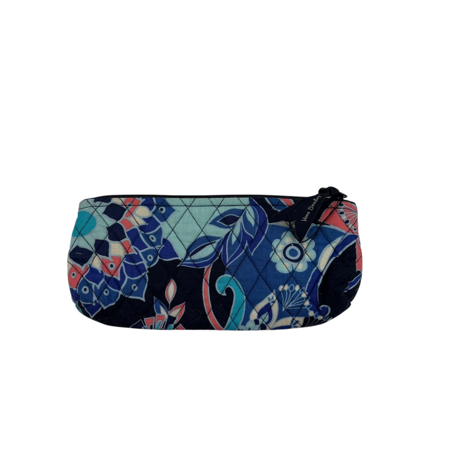 Makeup Bag By Vera Bradley In Blue, Size:Small
