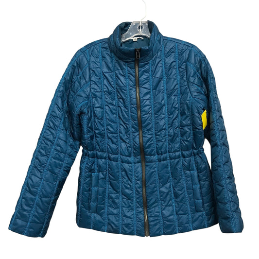 Jacket Puffer & Quilted By Cabi In Blue, Size:S