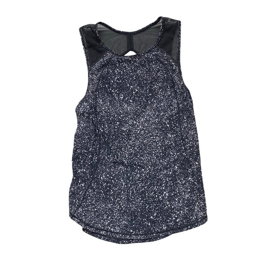 Athletic Tank Top By Lululemon In Black & Grey, Size:S