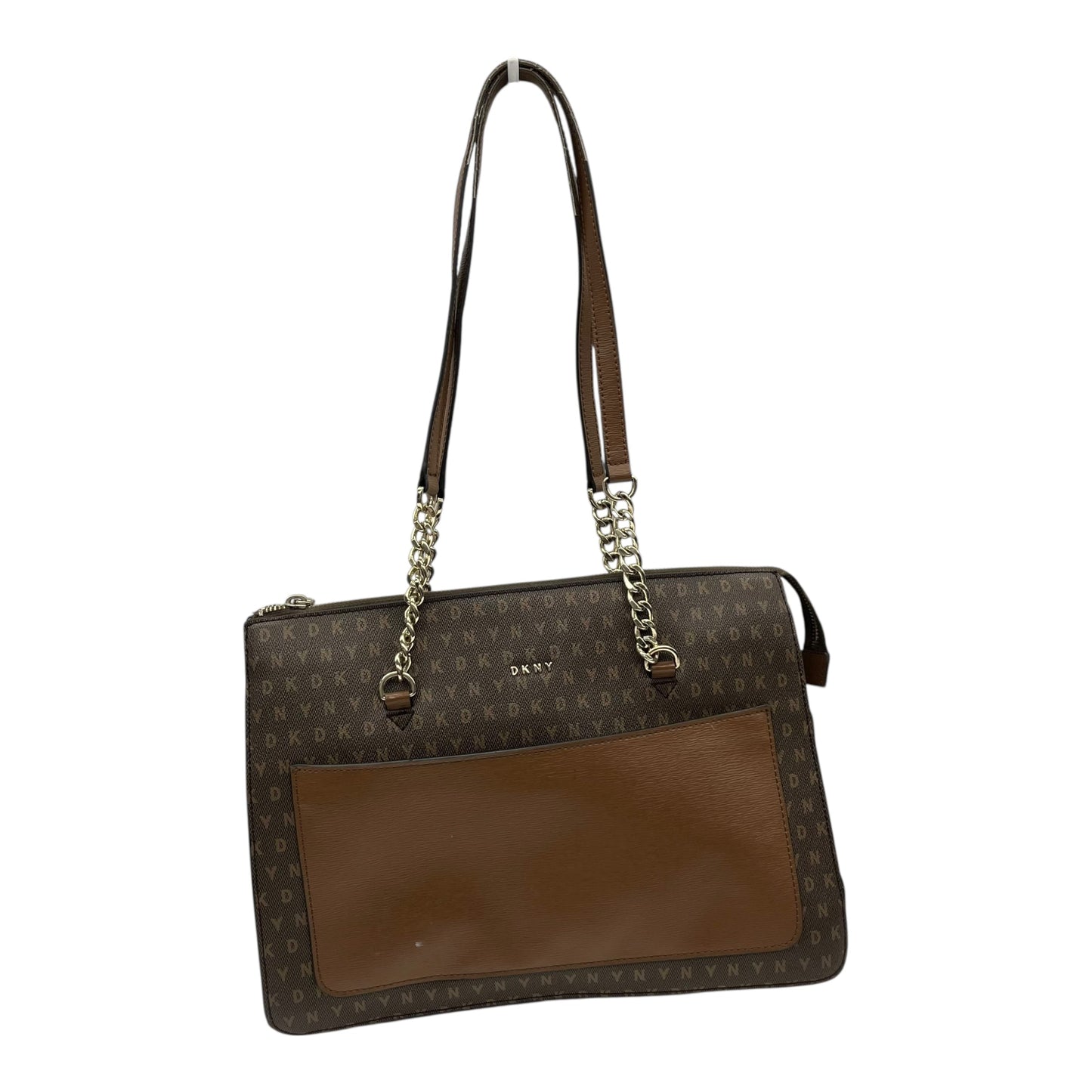 Handbag By Dkny In Brown, Size:Medium