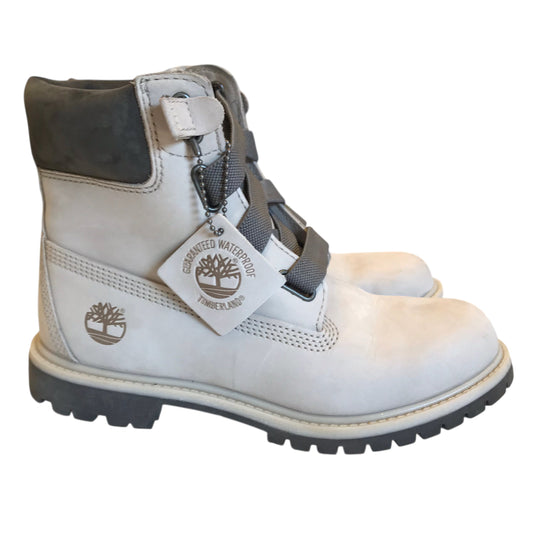 Boots Ankle Flats By Timberland In Grey, Size:7.5