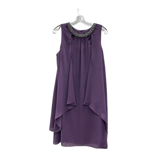 Dress Party Short By Sl Fashions In Purple, Size:L