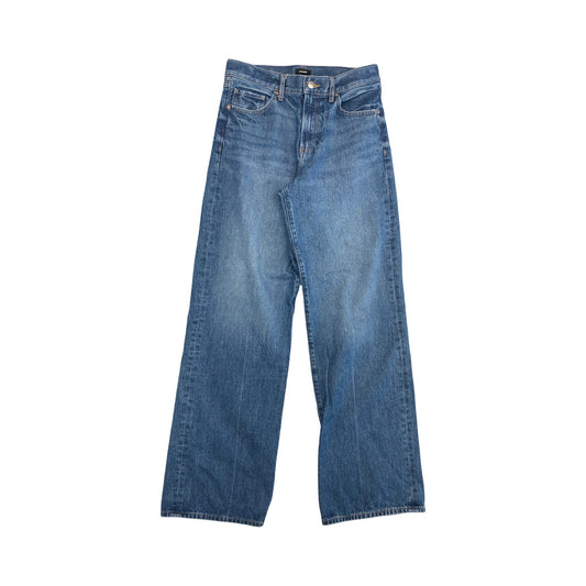 Jeans Wide Leg By Express In Blue Denim, Size:6L