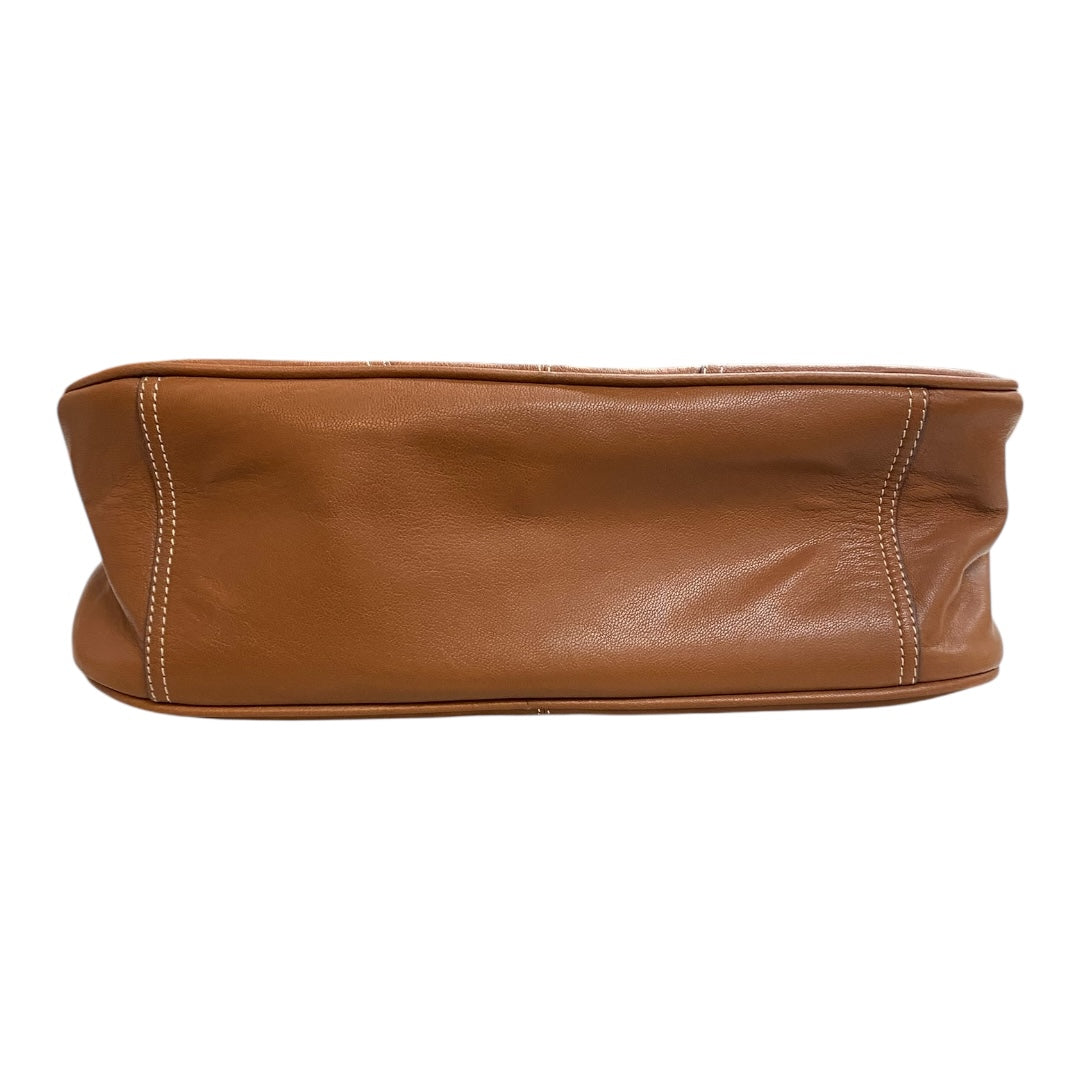 Handbag Leather By Lucky Brand In Tan, Size:Large