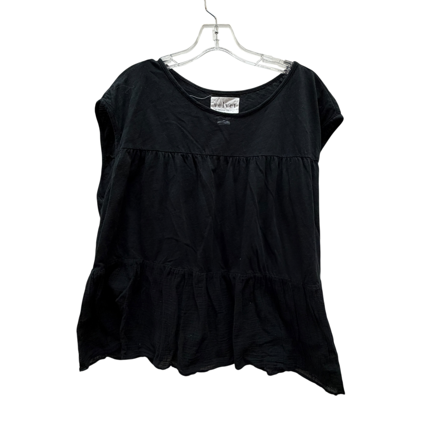 Top Sleeveless By Velvet In Black, Size:Xl