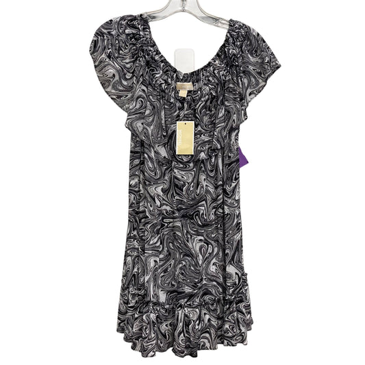 Top Sleeveless By Michael By Michael Kors In Black & White, Size:1X