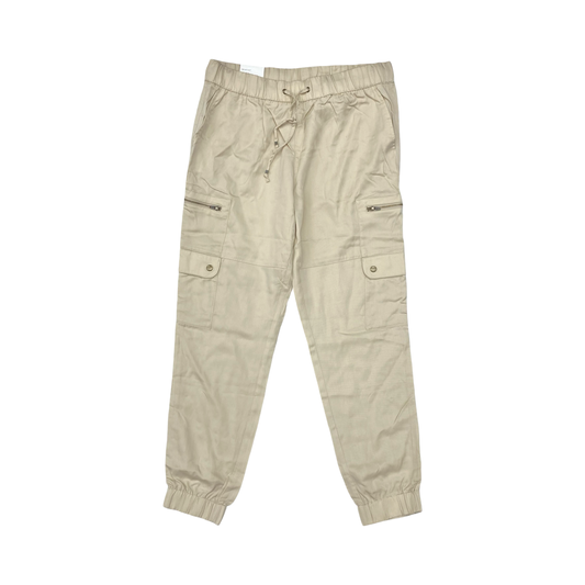 Pants Joggers By Banana Republic In Cream, Size:M