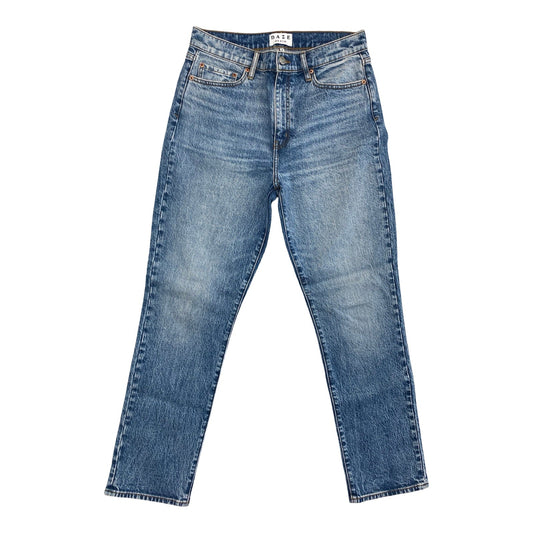 Jeans Straight By Daze In Blue Denim, Size:8