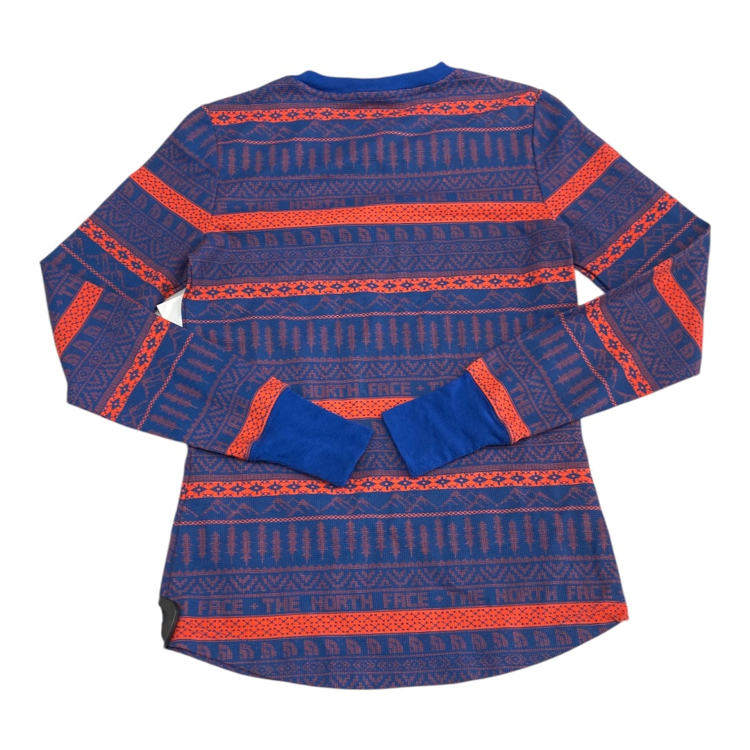 Athletic Top Ls Crewneck By The North Face In Multi, Size:S