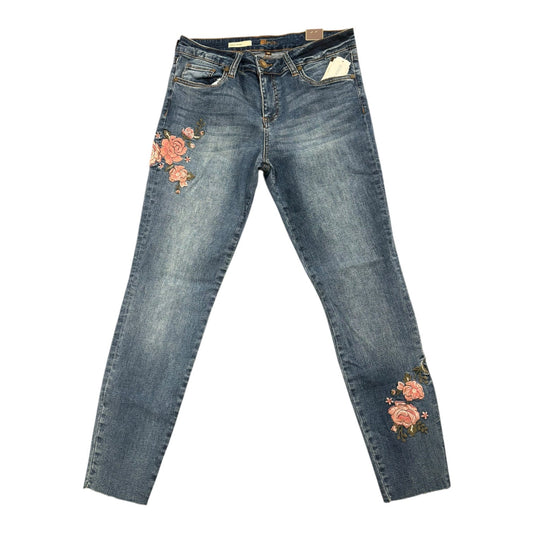 Jeans Skinny By Kut In Blue Denim, Size:10