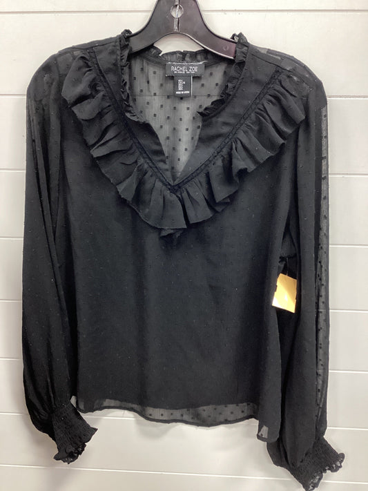 Top Ls By Rachel Zoe In Black, Size:L