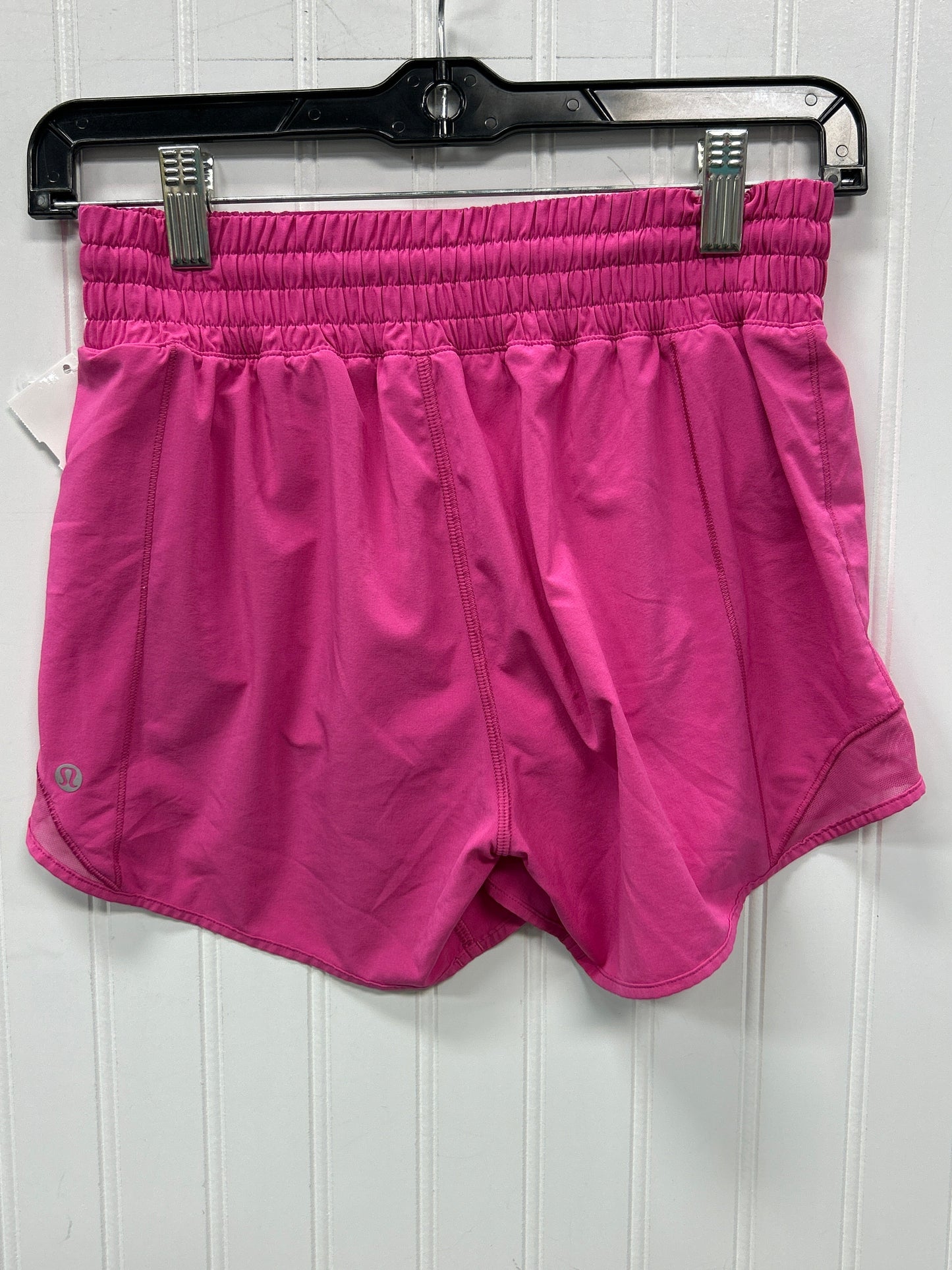 Athletic Shorts By Lululemon In Pink, Size:2