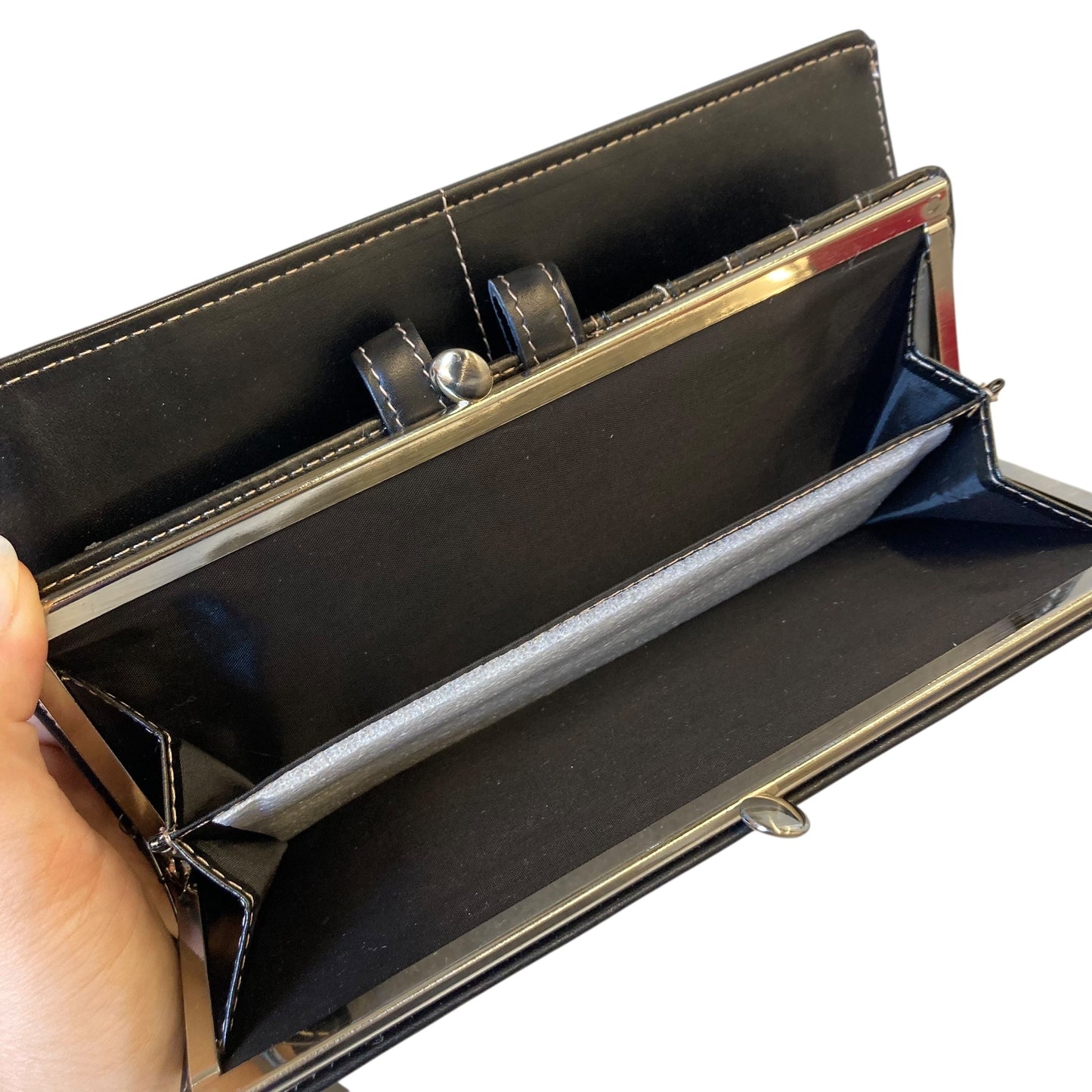 Wallet Leather By Kenneth Cole Reaction In Black, Size:Large