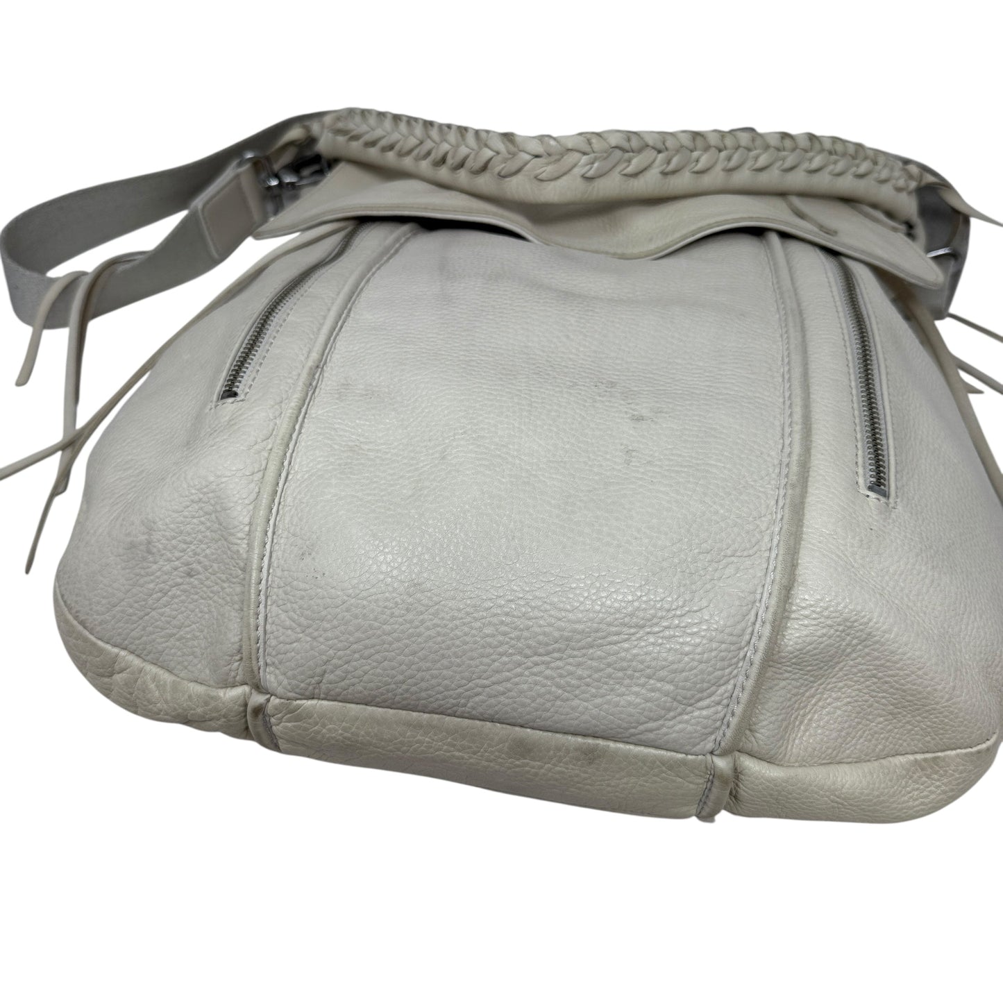 Vintage Leather Hobo Crossbody By Christopher Kon, Size: Large