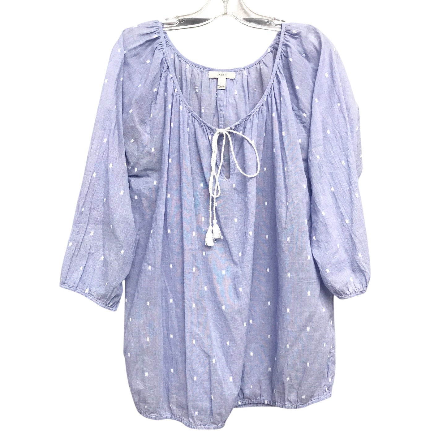 Top Ls By J. Crew In Blue, Size:L