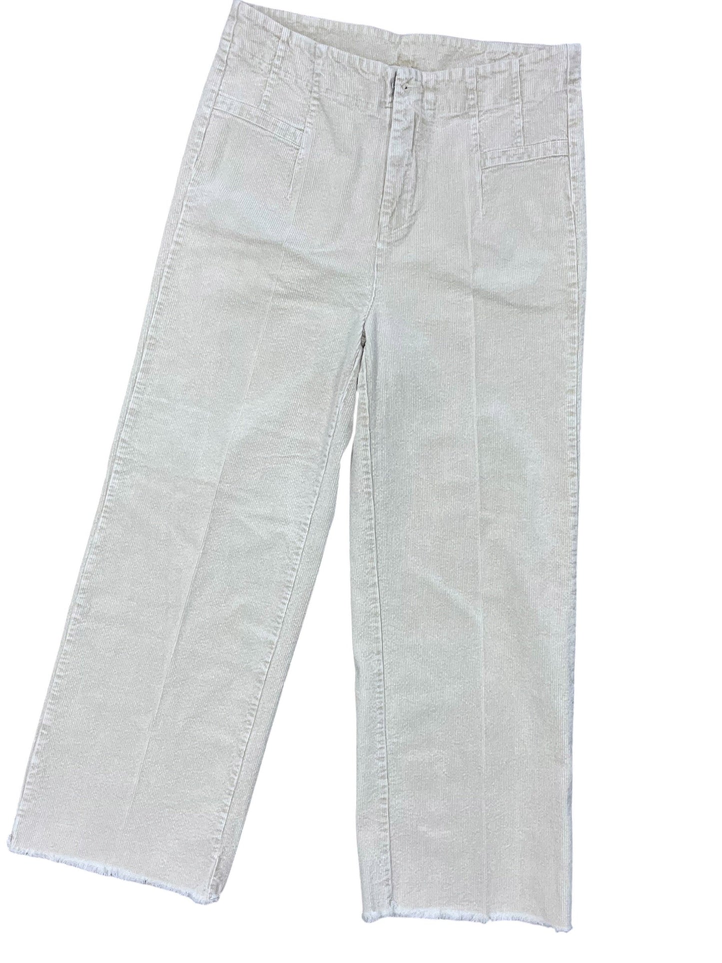 Pants Corduroy By La Miel In Cream, Size:L