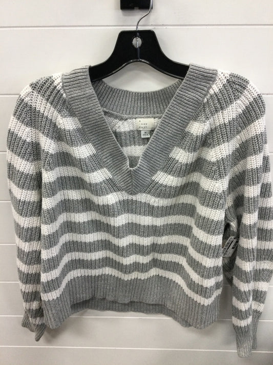 Sweater By A New Day In Grey & White, Size:M