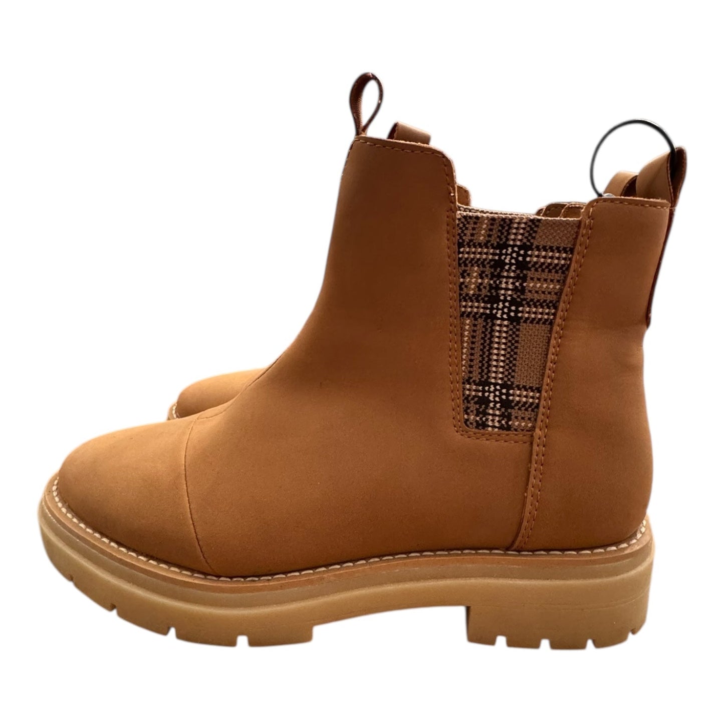 Boots Ankle Flats By Toms In Tan, Size:9.5