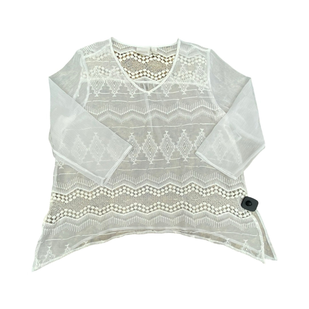 Top Ls By Chicos In White, Size:L