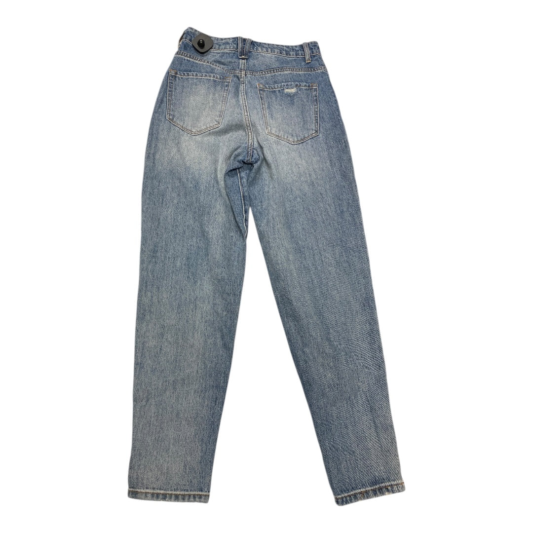Jeans Straight By Vervet In Blue Denim, Size:0