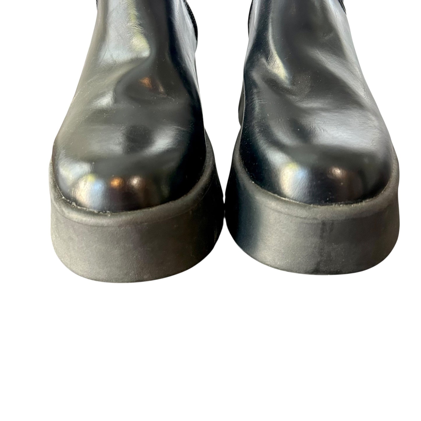 Boots Ankle Heels By Sam And Libby In Black, Size: 7