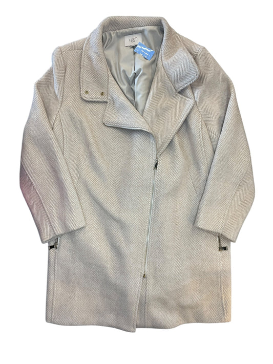 Coat Trench Coat By Loft In Peach, Size:1X