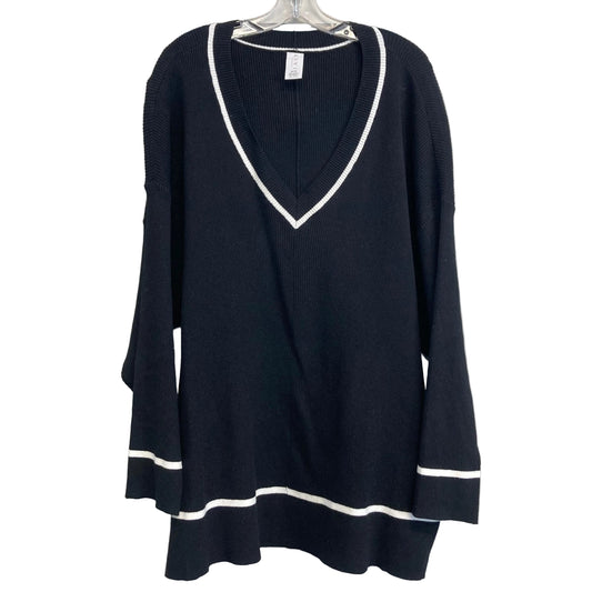 Sweater By Livi Active In Black, Size:4X