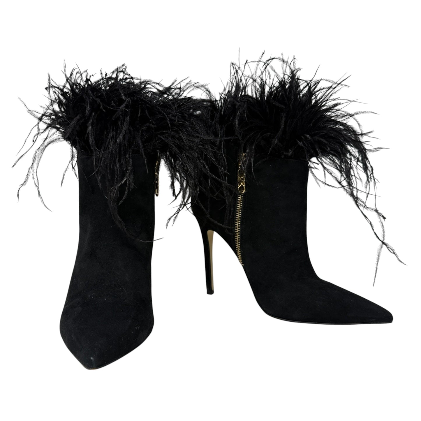 Whitby Feather Shooties By Michael By Michael Kors In Black, Size: 7.5