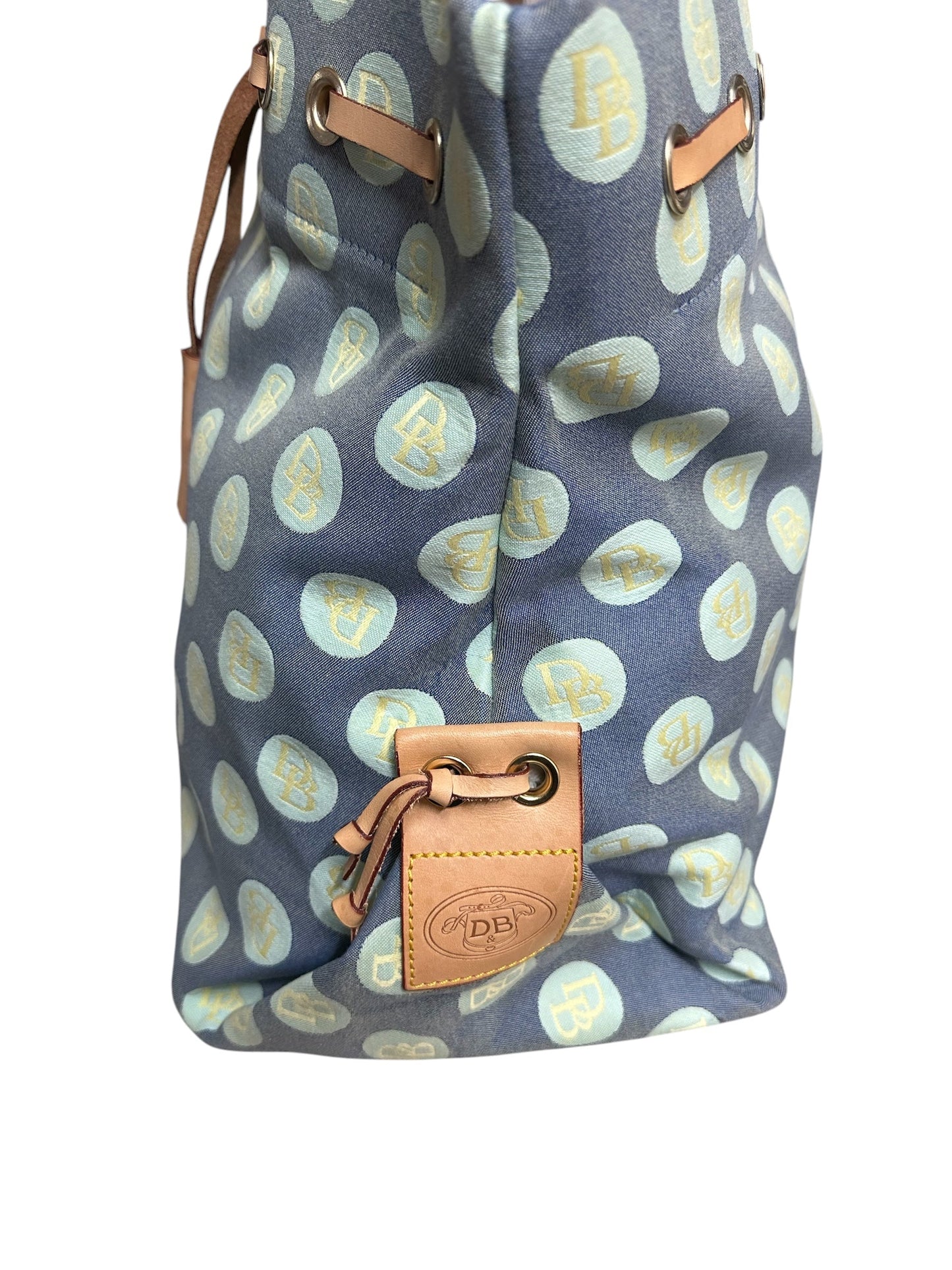 Handbag Designer By Dooney And Bourke In Blue, Size:Large