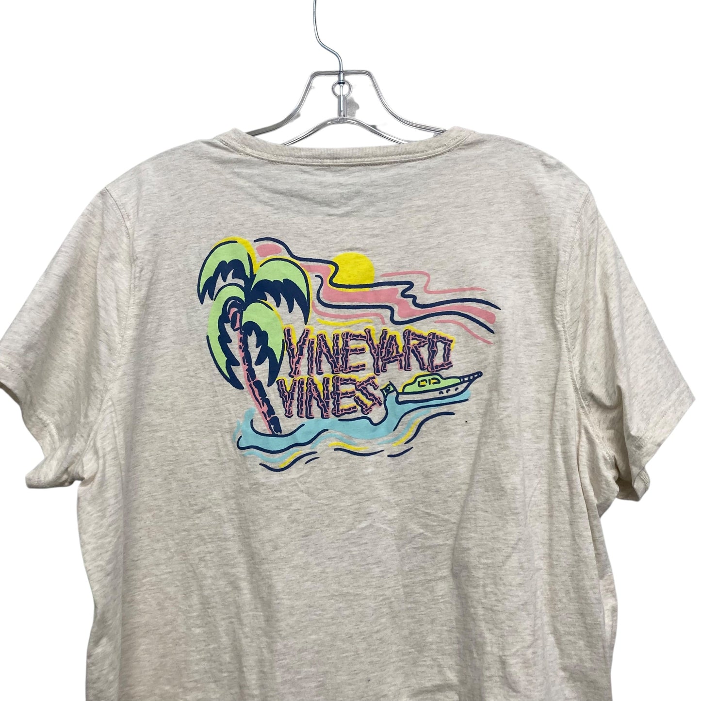 Top Ss Basic By Vineyard Vines In Beige, Size:Xl