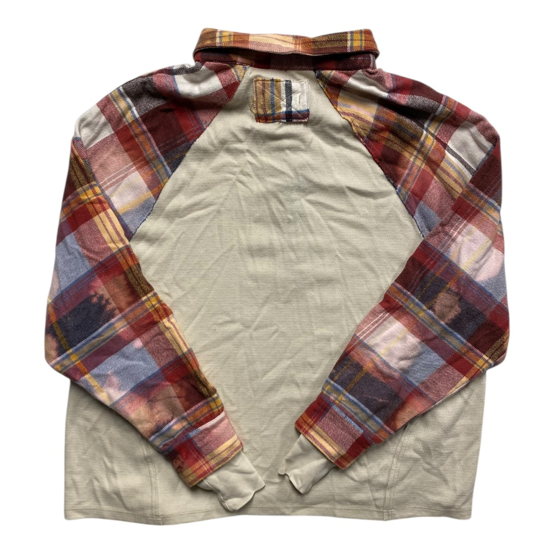 Top Ls By We The Free In Plaid Pattern, Size:S