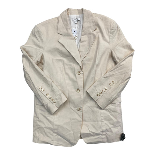 Blazer By Top Shop In Cream, Size:8