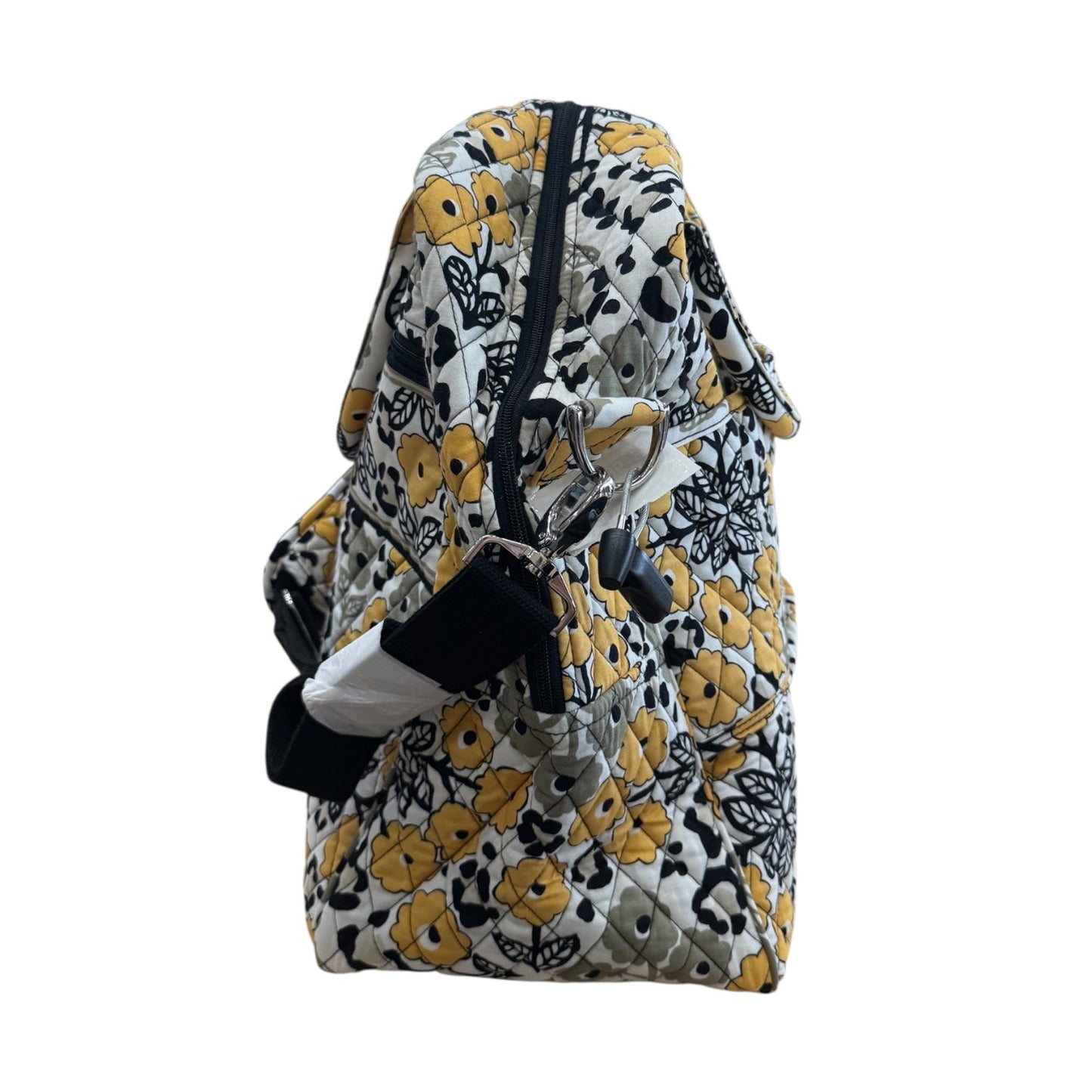 Duffle And Weekender By Vera Bradley In Black & Yellow, Size:Large