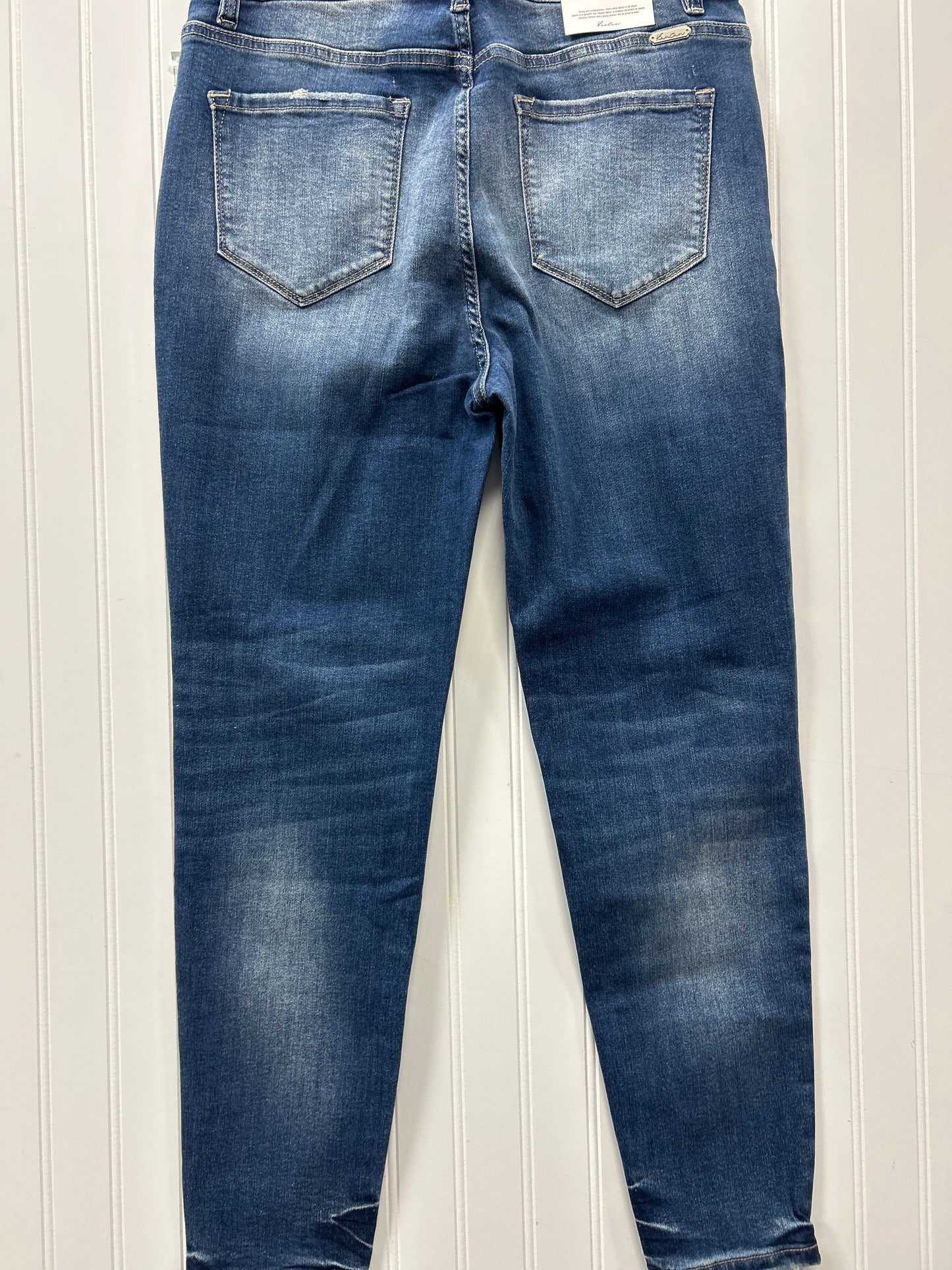 Jeans Skinny By Kancan In Blue Denim, Size:8